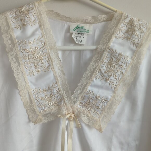 Vintage Julie of Slumbertogs Nightgown Size M Gown Made In USA Union Tag-lp - Picture 2 of 12
